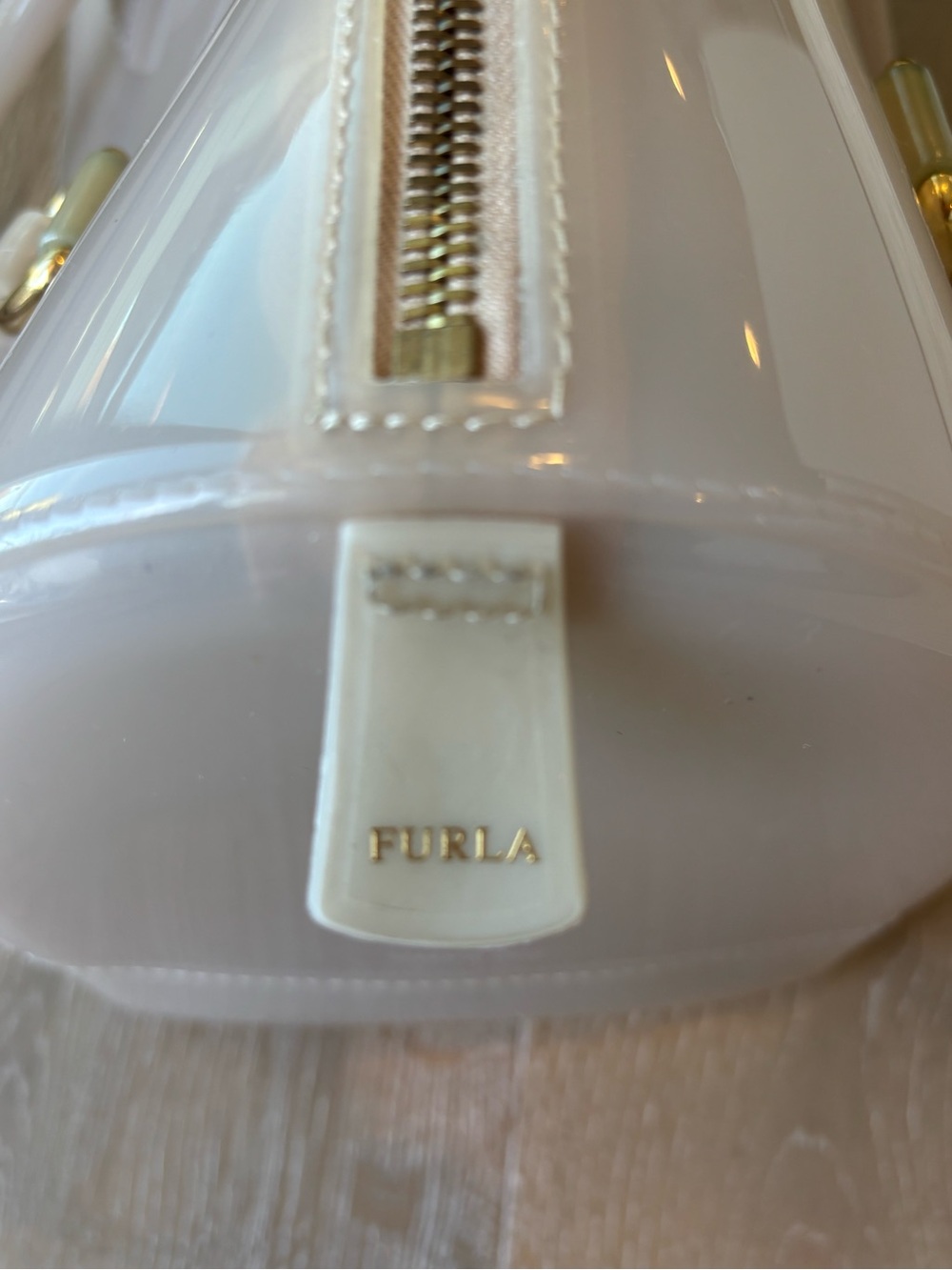 Furla Rose Candy Glossy Dome Satchel - Picture 9 of 10